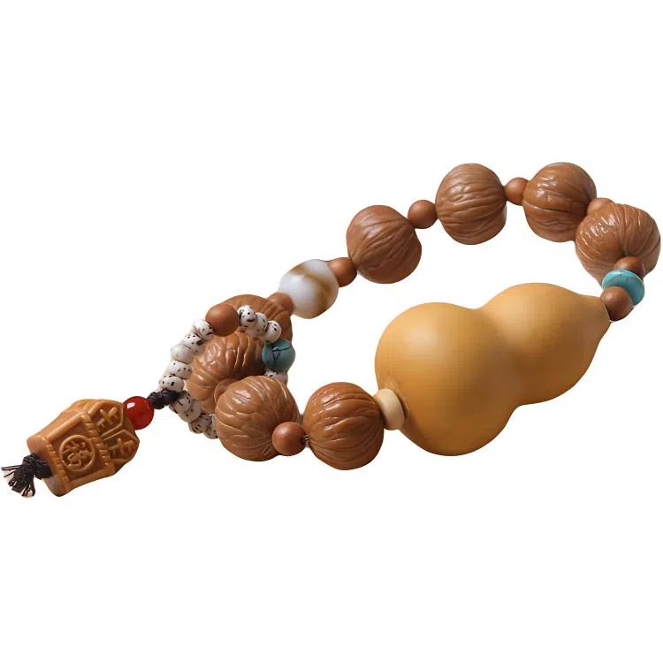 書卓 葫芦 猴头 上上签 新中式招财转运福禄百搭#好运 檀木 手串 男女同款情侣款