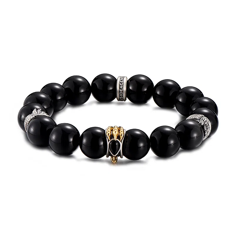 IDEAGEMER Eagle Claw Beaded Bracelet