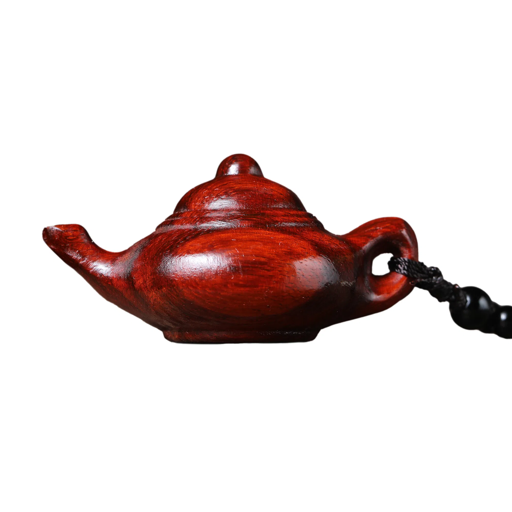 物㯖 国潮手工精雕盘玩挂件中式轻奢高级感车载挂饰招财进宝财源滚滚诸事顺遂随身把玩工艺品#寓意好物 檀木 把件 男女同款情侣款