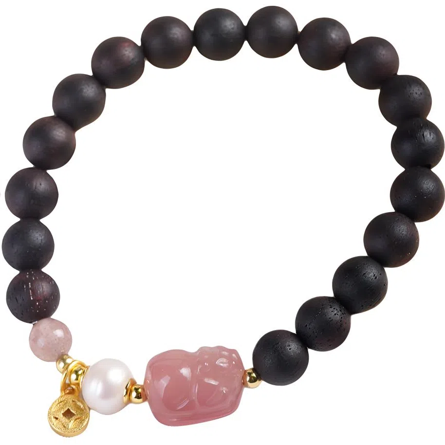 書卓 原创小众设计款 #好运 轻奢精致念珠 手工编织 #升学上岸 转运 降真香 手串 女款