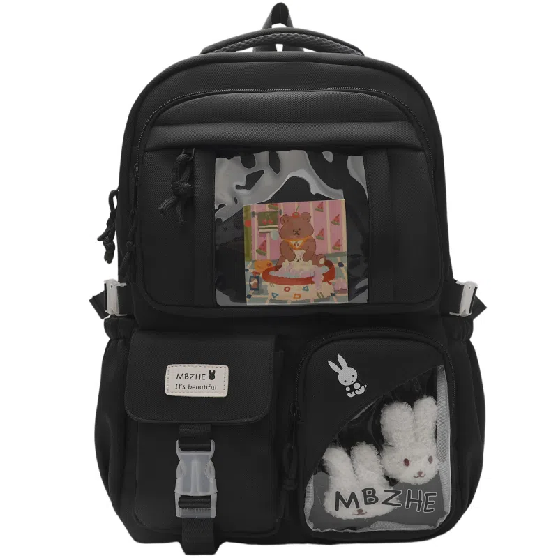 垣途者 书包学生可爱日系软妹背包 帆布 帆布包双肩包 常规 女款 多色