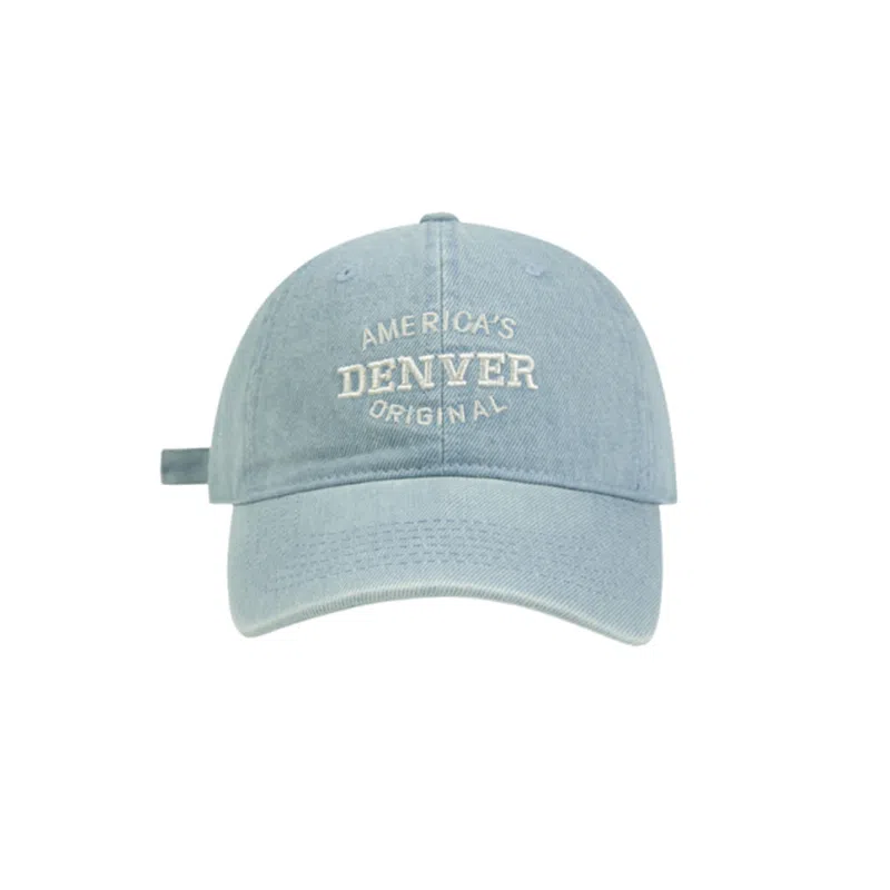 浪莎 复古做旧水洗牛仔宽檐软顶显脸小百搭 聚酯纤维 鸭舌帽 男女同款情侣款