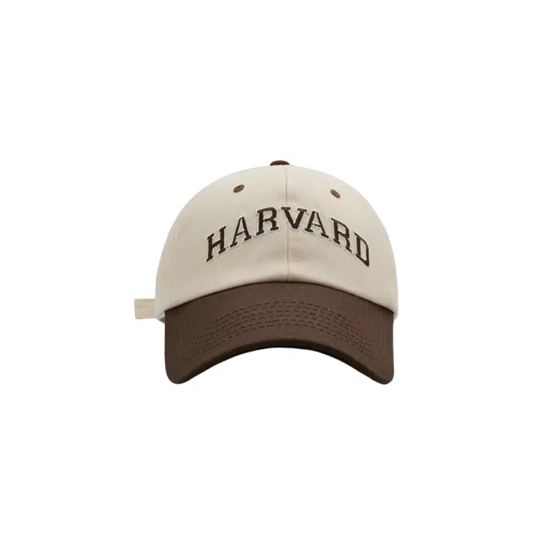 浪莎 韩版街头撞色显脸小字母刺绣 棉 鸭舌帽 男女同款情侣款