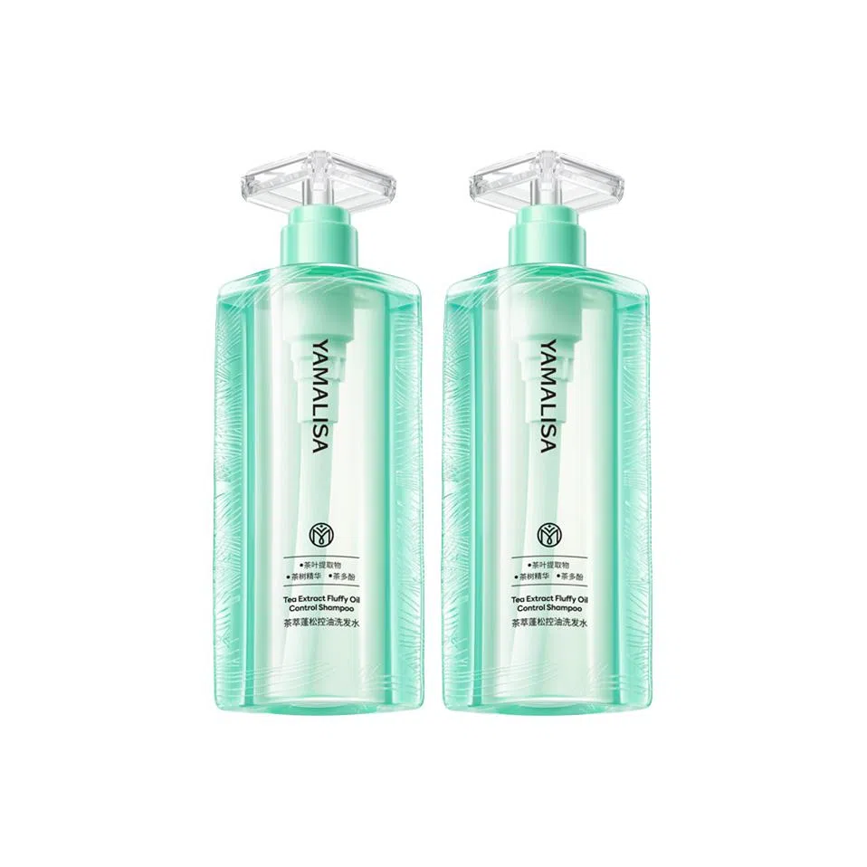 亚玛莉莎 茶萃去屑控油蓬松洗发水 护发滋润去头屑改善毛躁持久留香柔顺强韧发色亮泽增强弹性