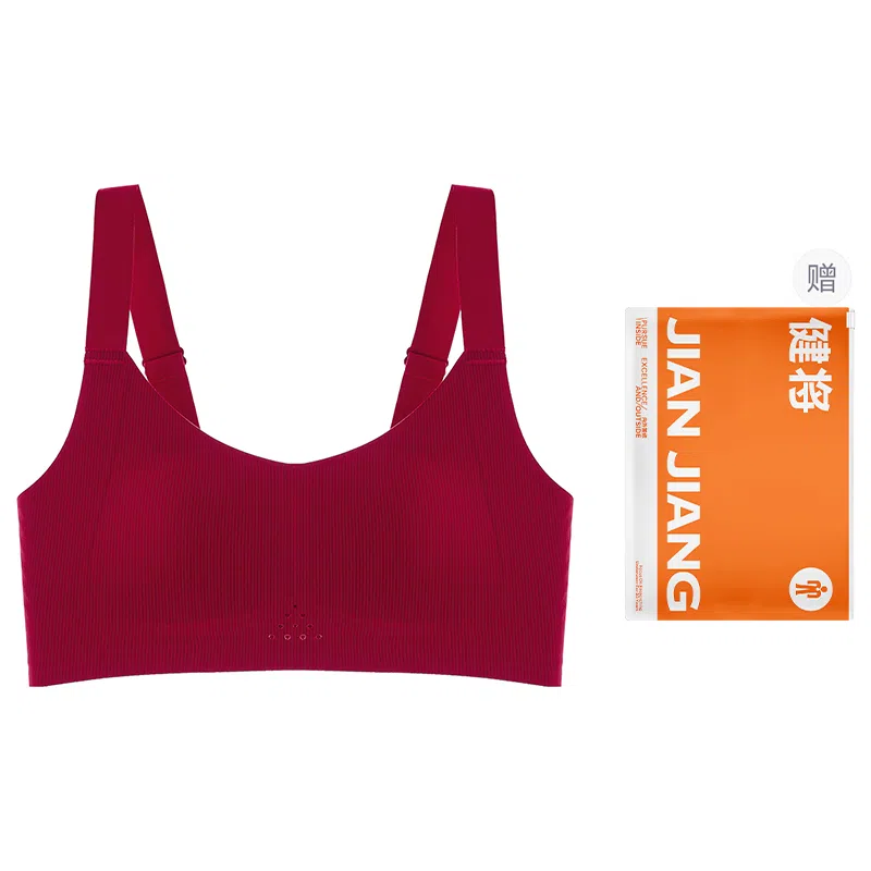 健将 无痕聚拢大胸显小防下垂无钢圈文胸 女款 礼盒装