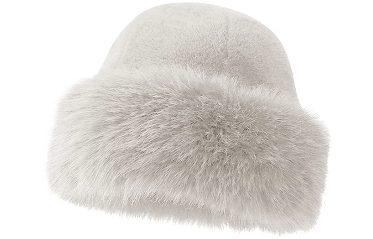 优幽兰 韩版氛围感显脸小蒙古帽百搭时尚秋冬季防寒东北保暖盆帽素颜遮脸高级感气质护耳毛绒帽 聚酯纤维 渔夫帽 女款