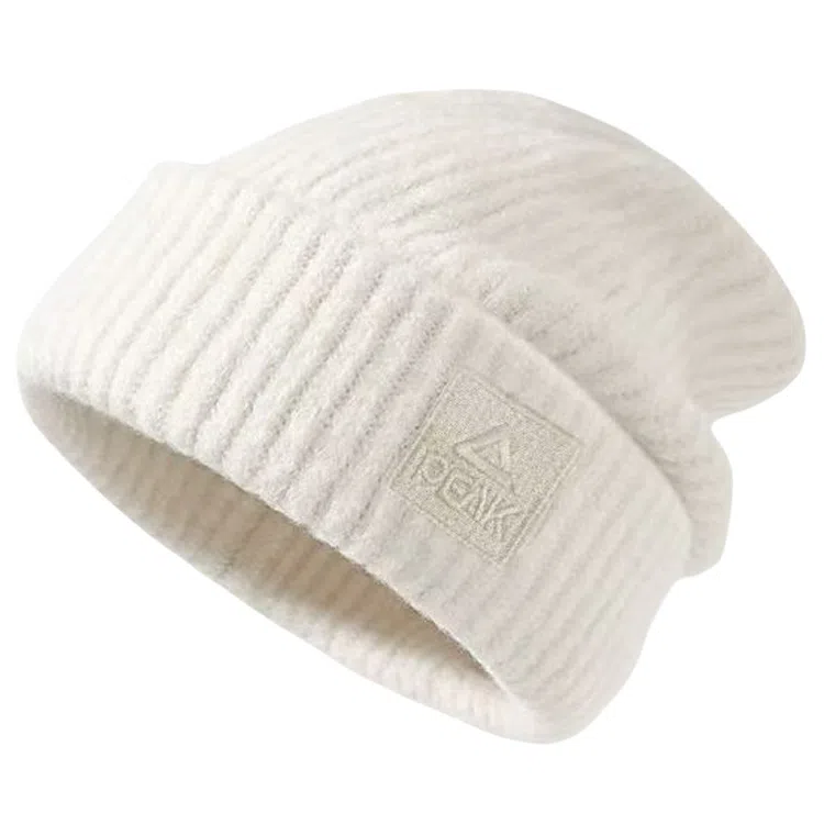 匹克 保暖宽松保暖堆堆护耳 聚酯纤维 绒线帽 男女同款情侣款