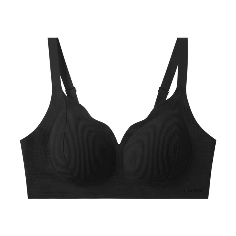 欧迪芬 舒适聚拢无痕提拉裸感软支撑防外扩文胸 女款