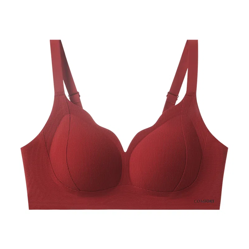 欧迪芬 舒适聚拢无痕提拉裸感软支撑防外扩文胸 女款