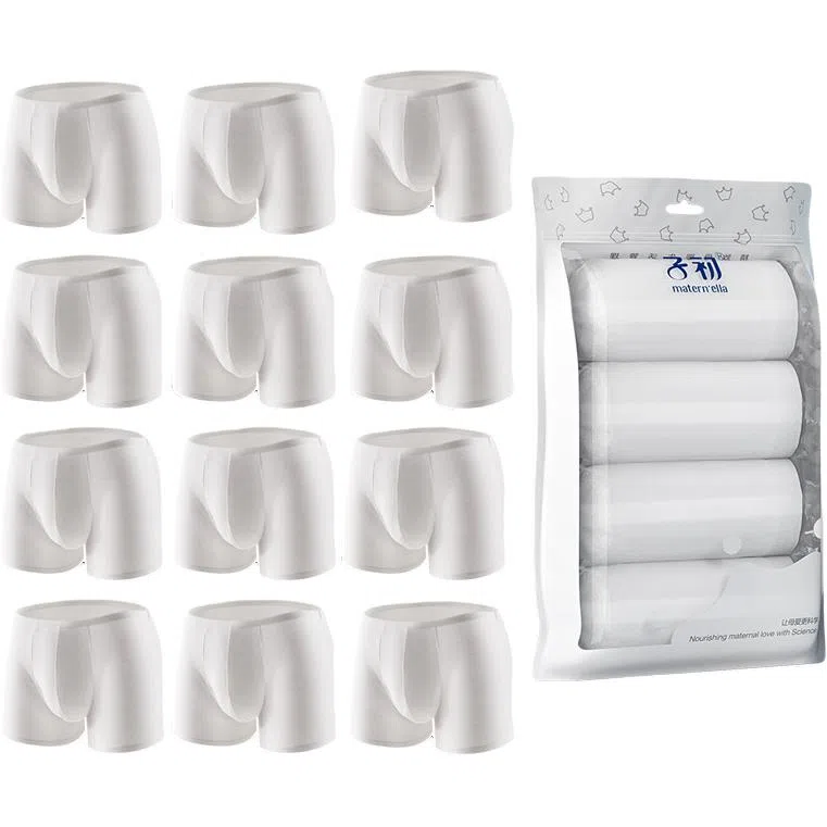 子初 无菌出差旅游便携成人裤免洗头日抛平角一次性内裤 男款 组合装