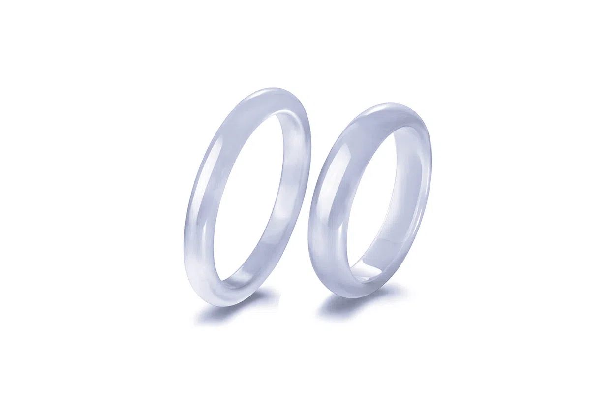 水贝之星 白月光 复古民族风精致轻盈素雅国潮通透清冷古韵气质庄重轻奢闭口手饰 猫眼石 手镯 男女同款情侣款