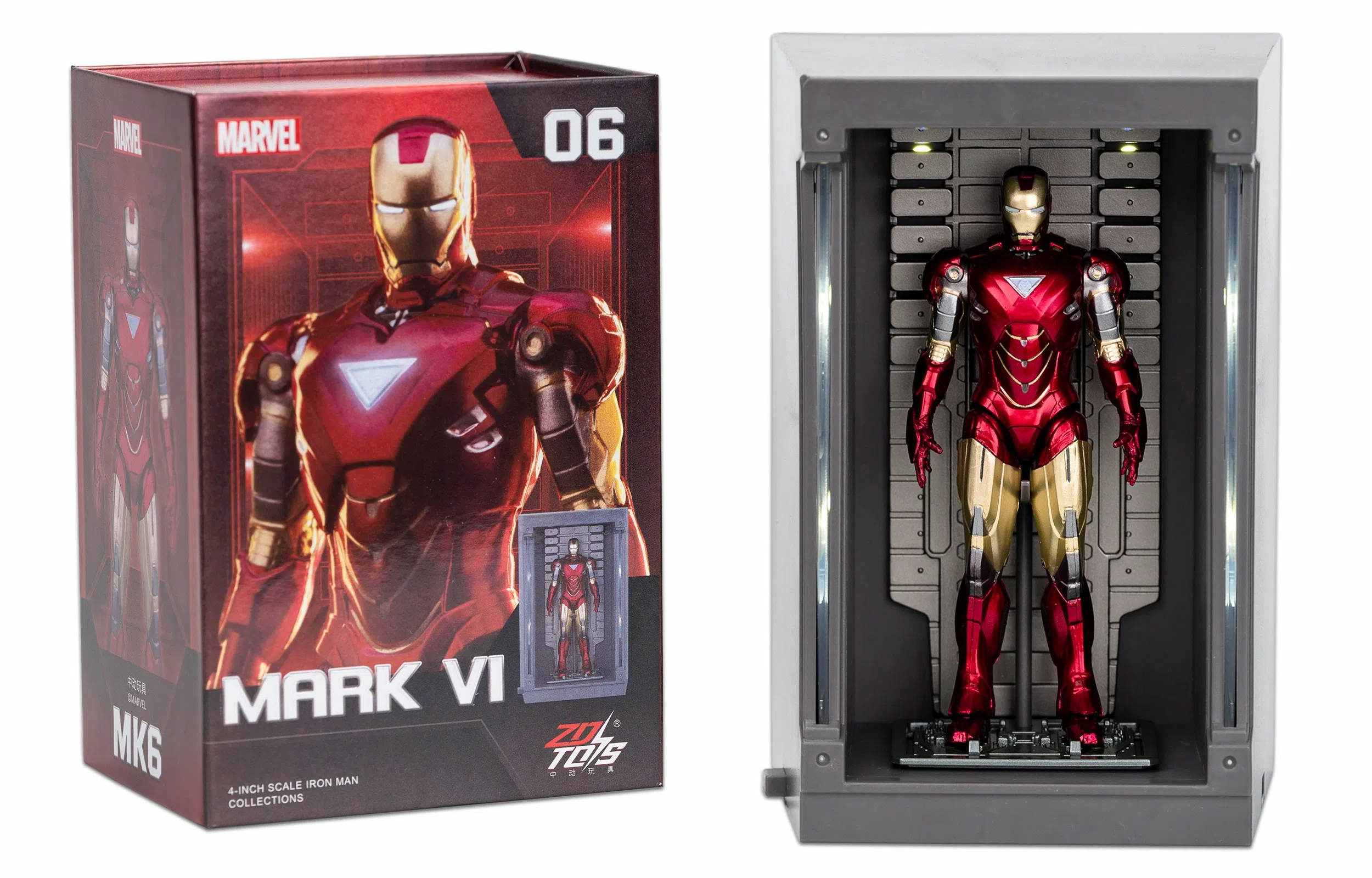 Zhongdong Toys Marvel Iron Man Light-Up Edition