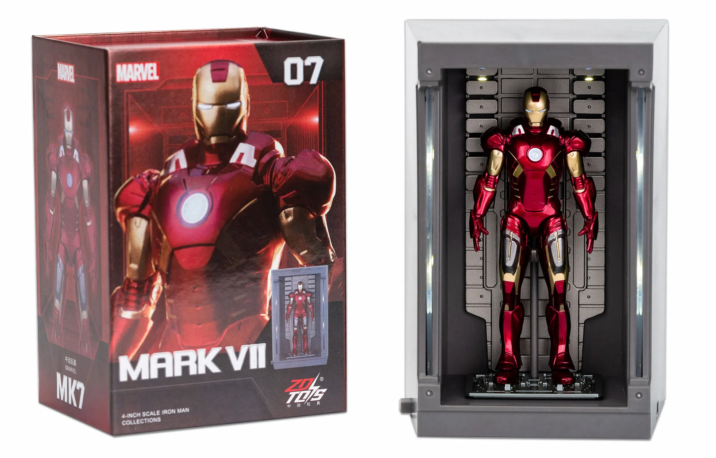 Zhongdong Toys Marvel Iron Man Light-Up Edition