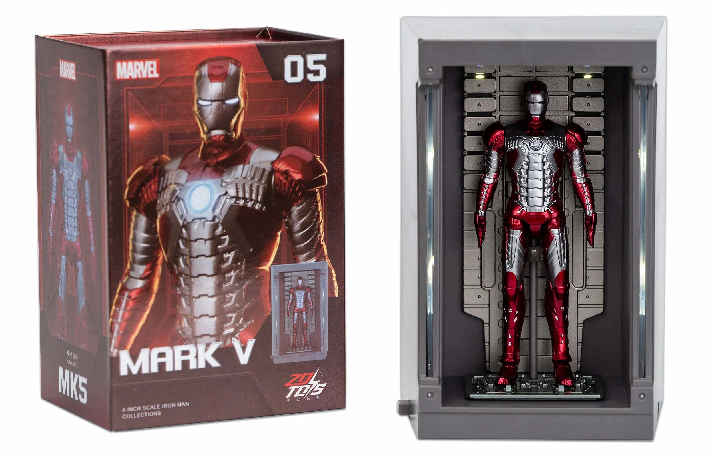 Zhongdong Toys Marvel Iron Man Light-Up Edition