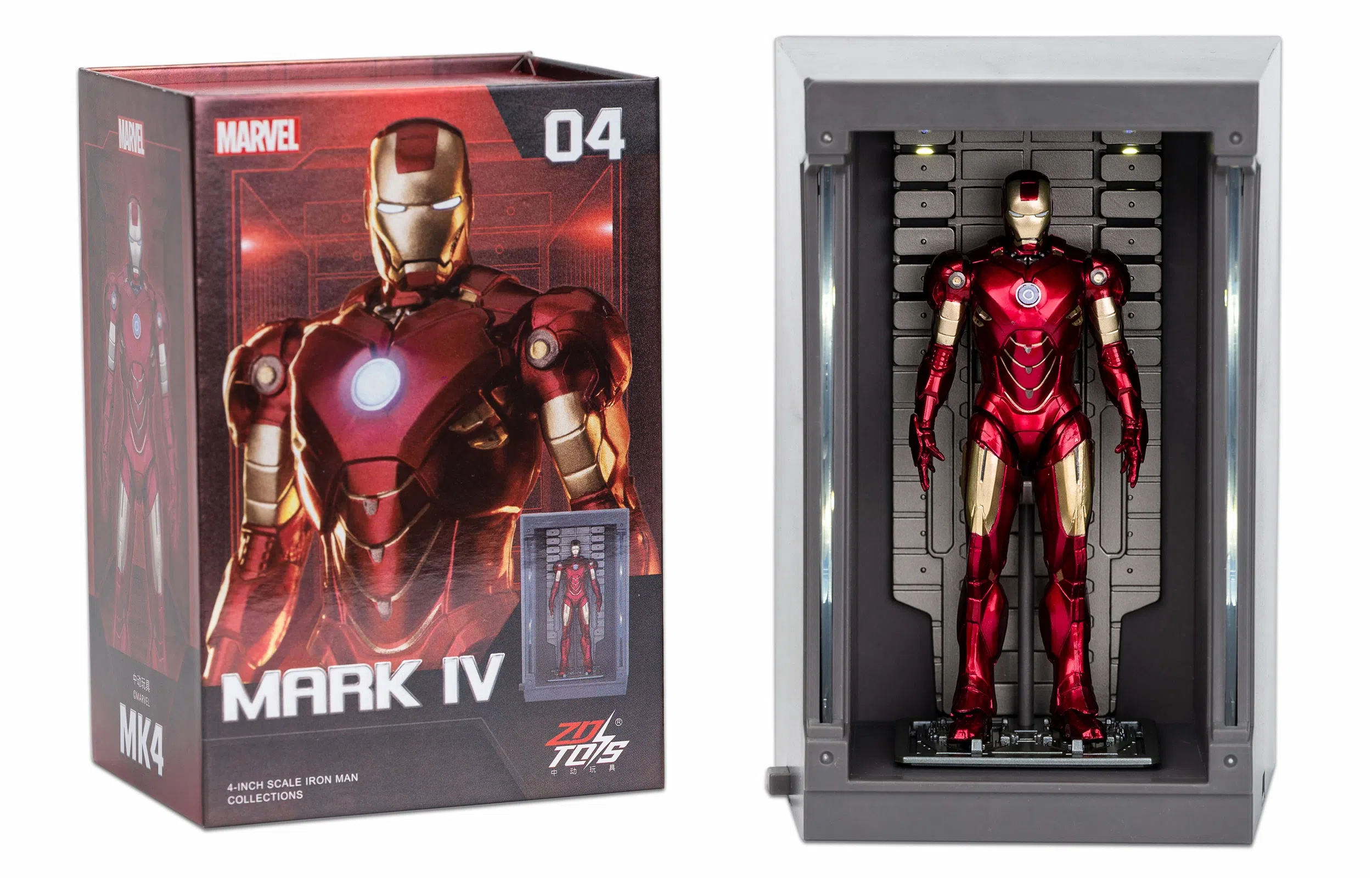 Zhongdong Toys Marvel Iron Man Light-Up Edition