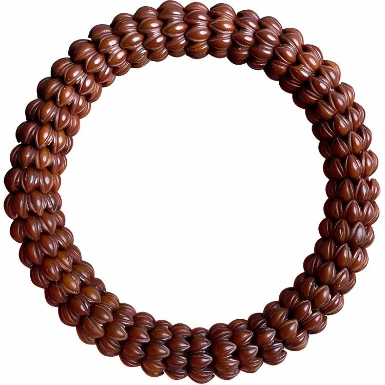 書卓 新复古潮流风 精雕九转莲花 招财鼠 平安纳福  盘玩文玩 #好运 紫金鼠 手串 男女同款情侣款