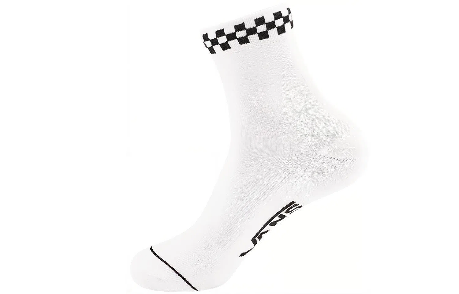 Vans Logo Crew Socks White