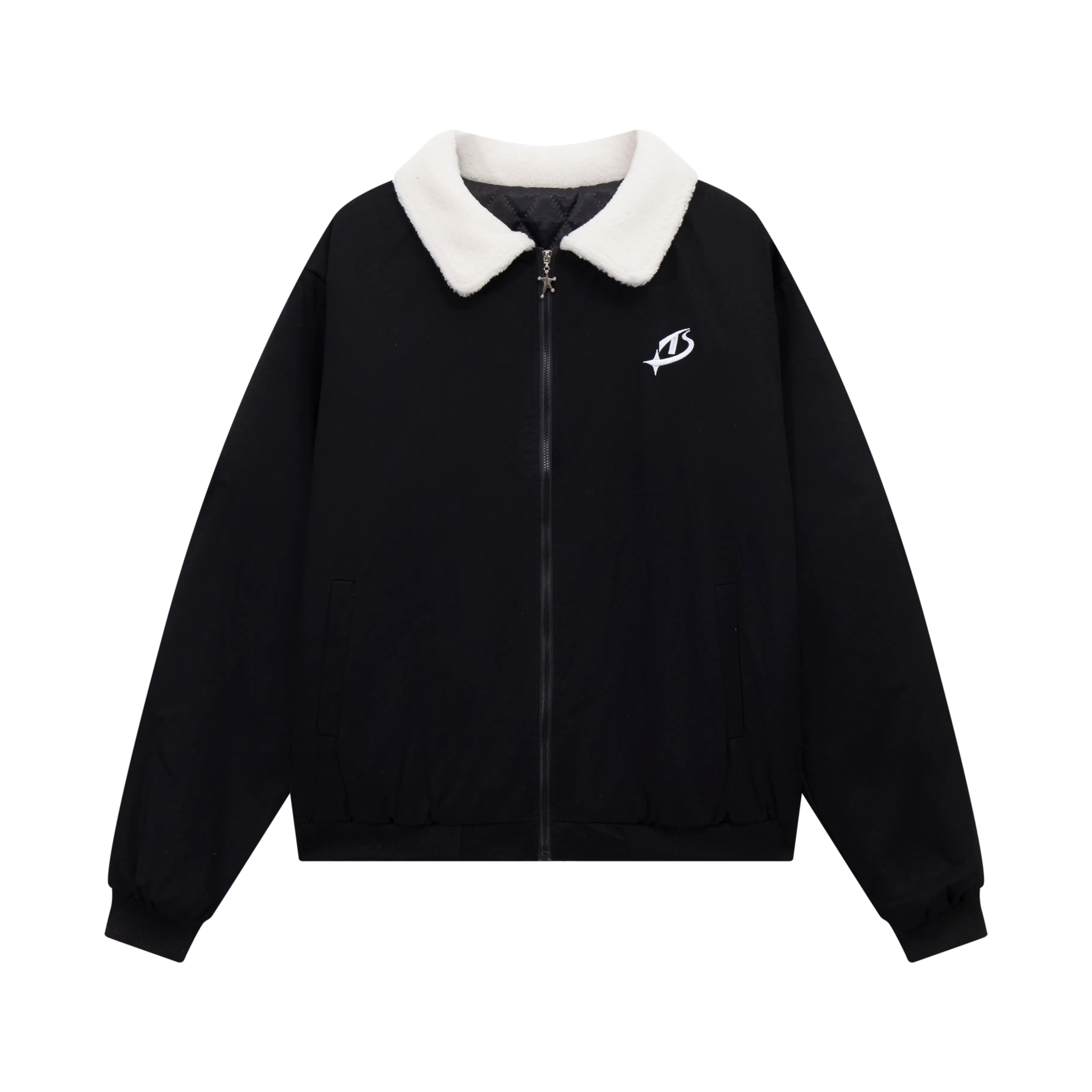 水中花 宽松短款休闲棉服 女款