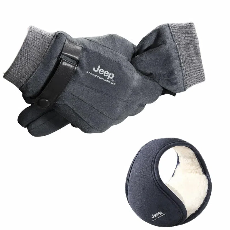 Jeep Touchscreen Fleece Gloves