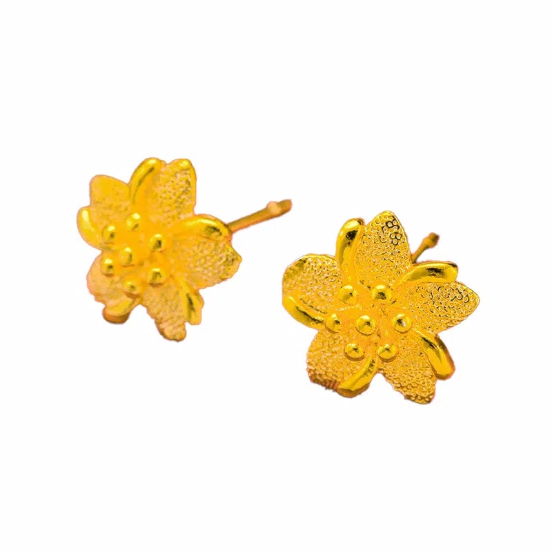 【有钱花】 零界 时尚轻奢优雅大气简约爆闪养耳洞睡觉免摘气质个性精致小巧日常通勤百搭 合金 耳钉 女款