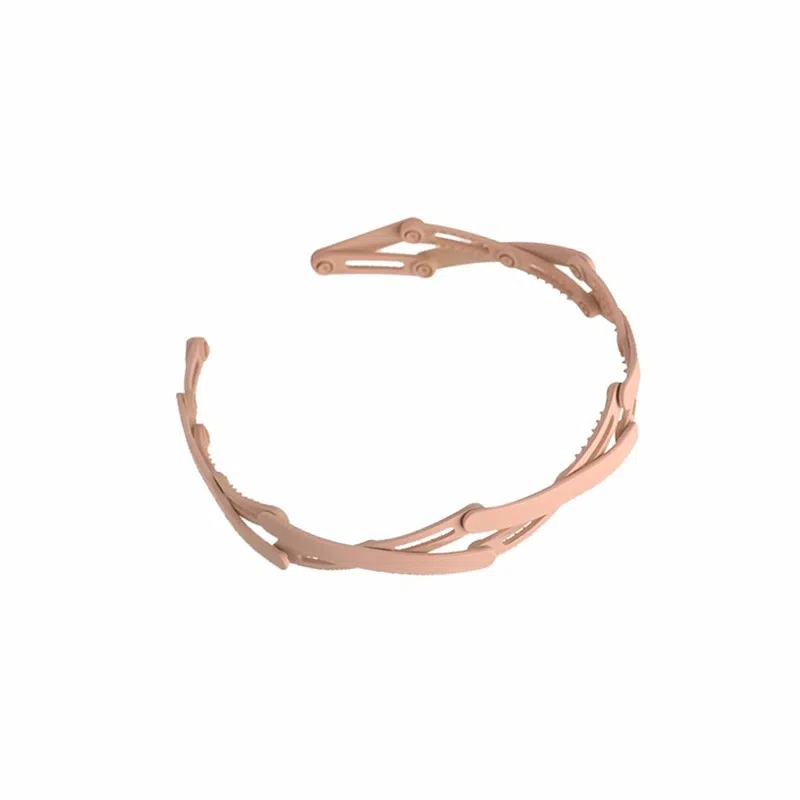 零界 可折叠小巧旅行发卡马卡龙设计感小众百搭通勤头饰 亚克力 发箍 男女同款情侣款