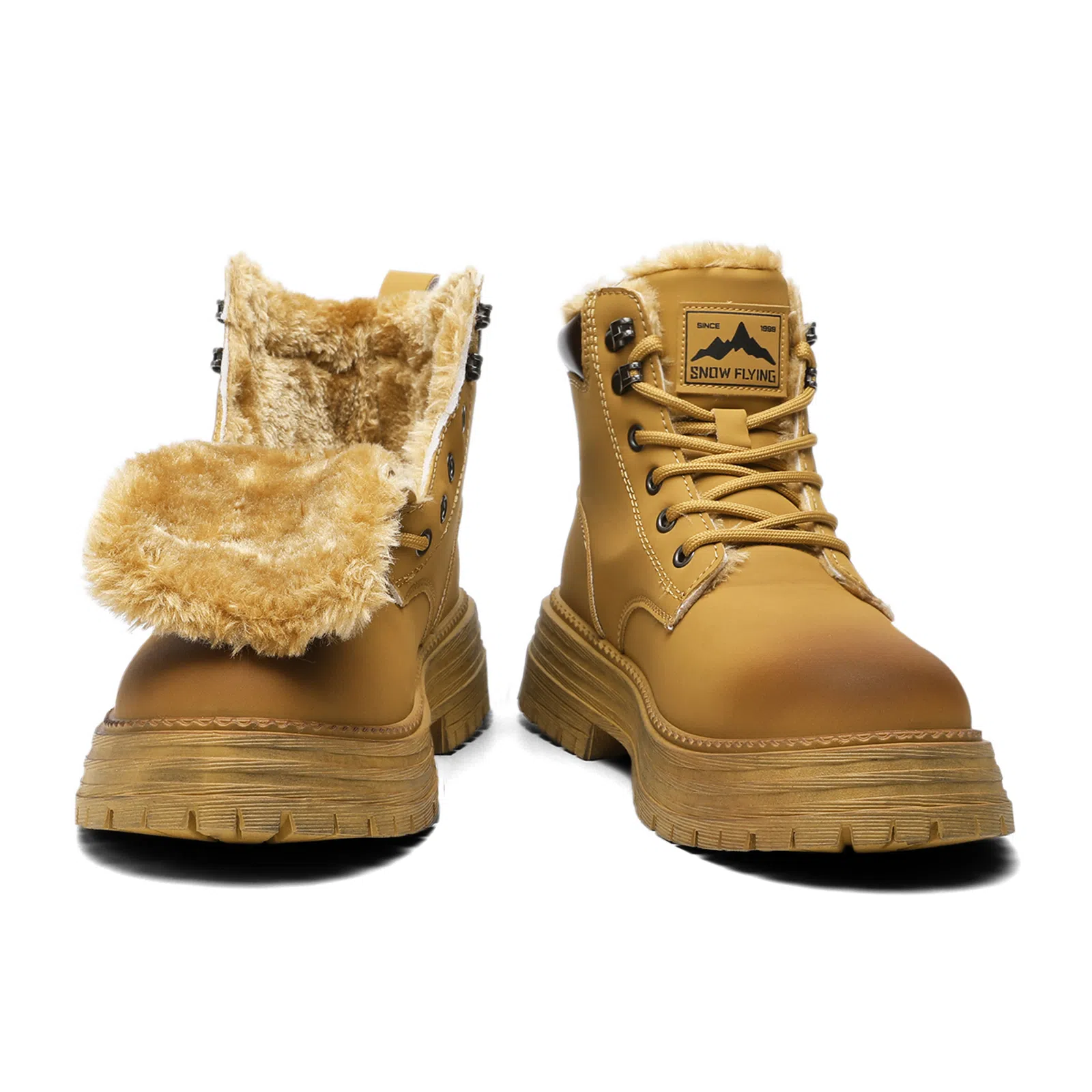 SNOW FLYING Martin Boots Black