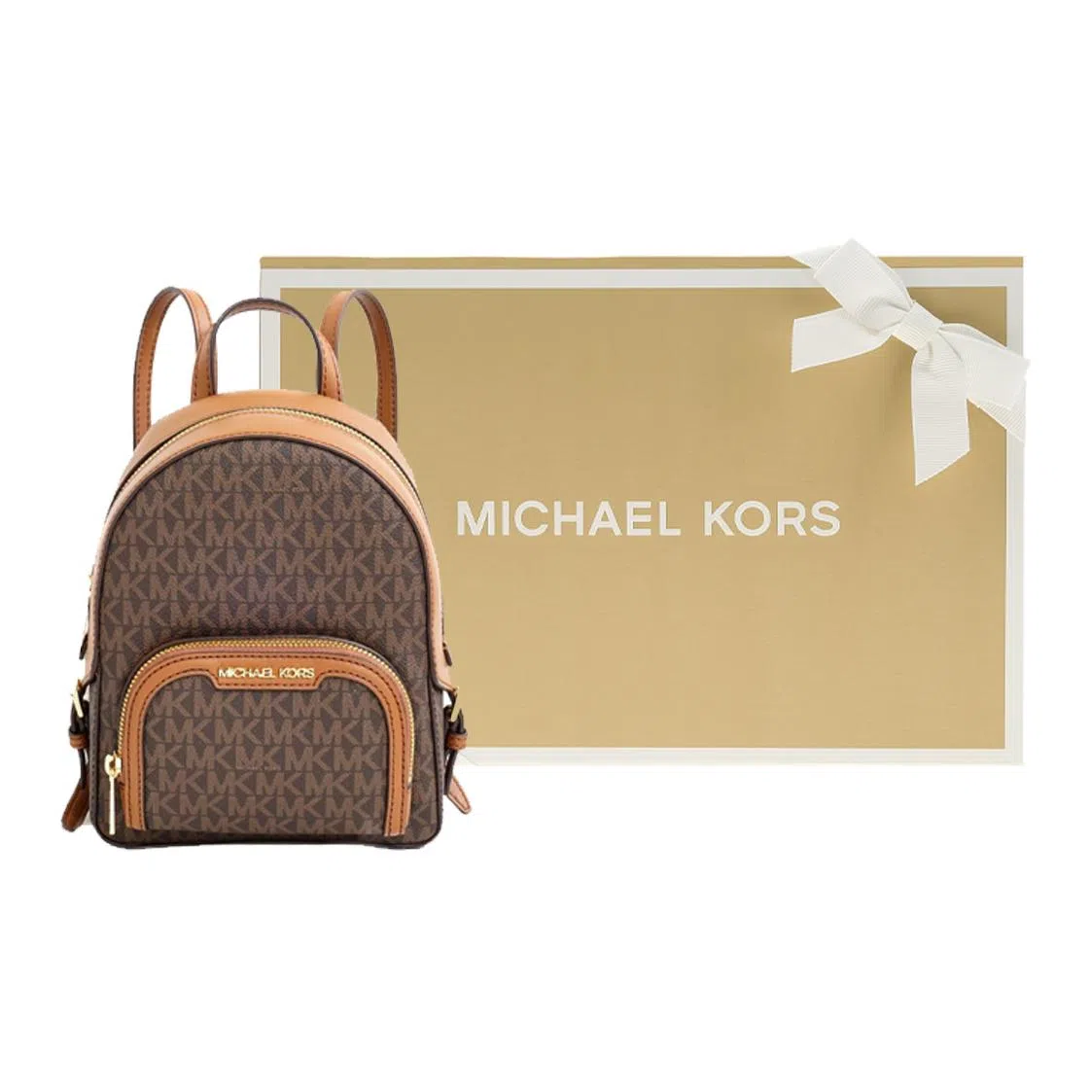 Michael Kors Jaycee Brown Backpack
