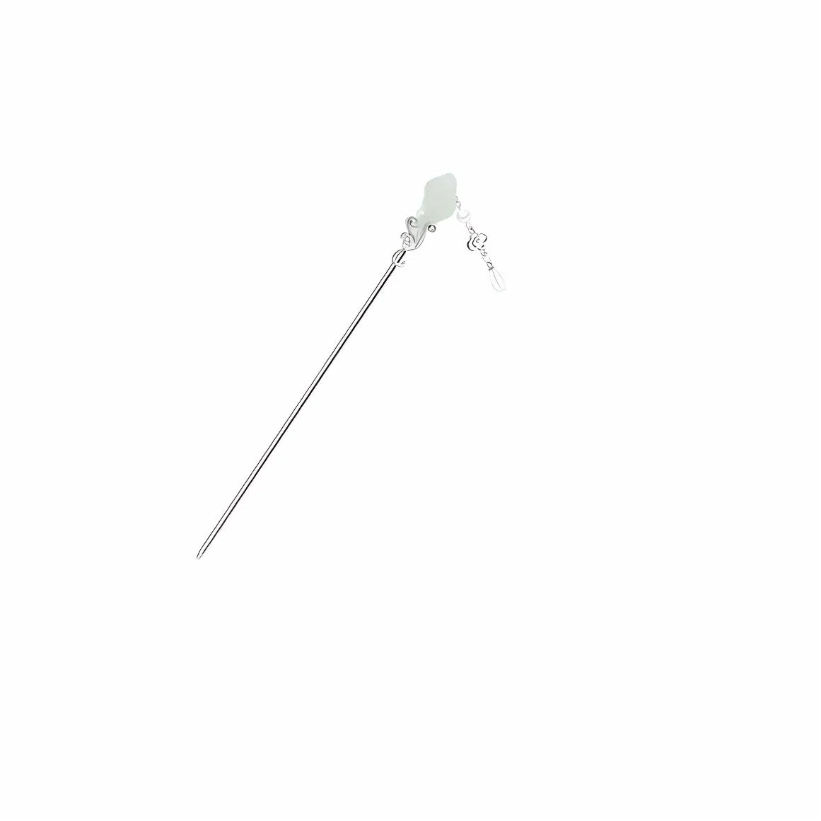 零界 如意祥云吊坠簪子古典国风祥瑞贵气高级感盘发头饰 合金 发簪 女款