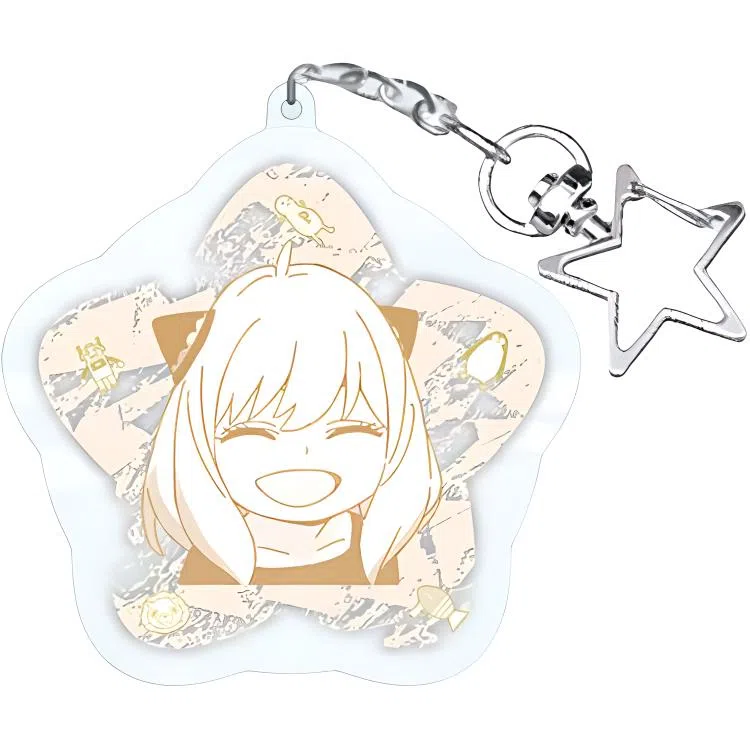 谷娘 间谍过家家角色 亚克力阿尼亚表情星星系列 谷圈挂件