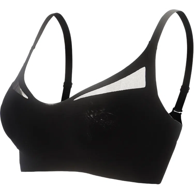 莫代尔 无痕聚拢美背收副乳透气防下垂无钢圈文胸 女款