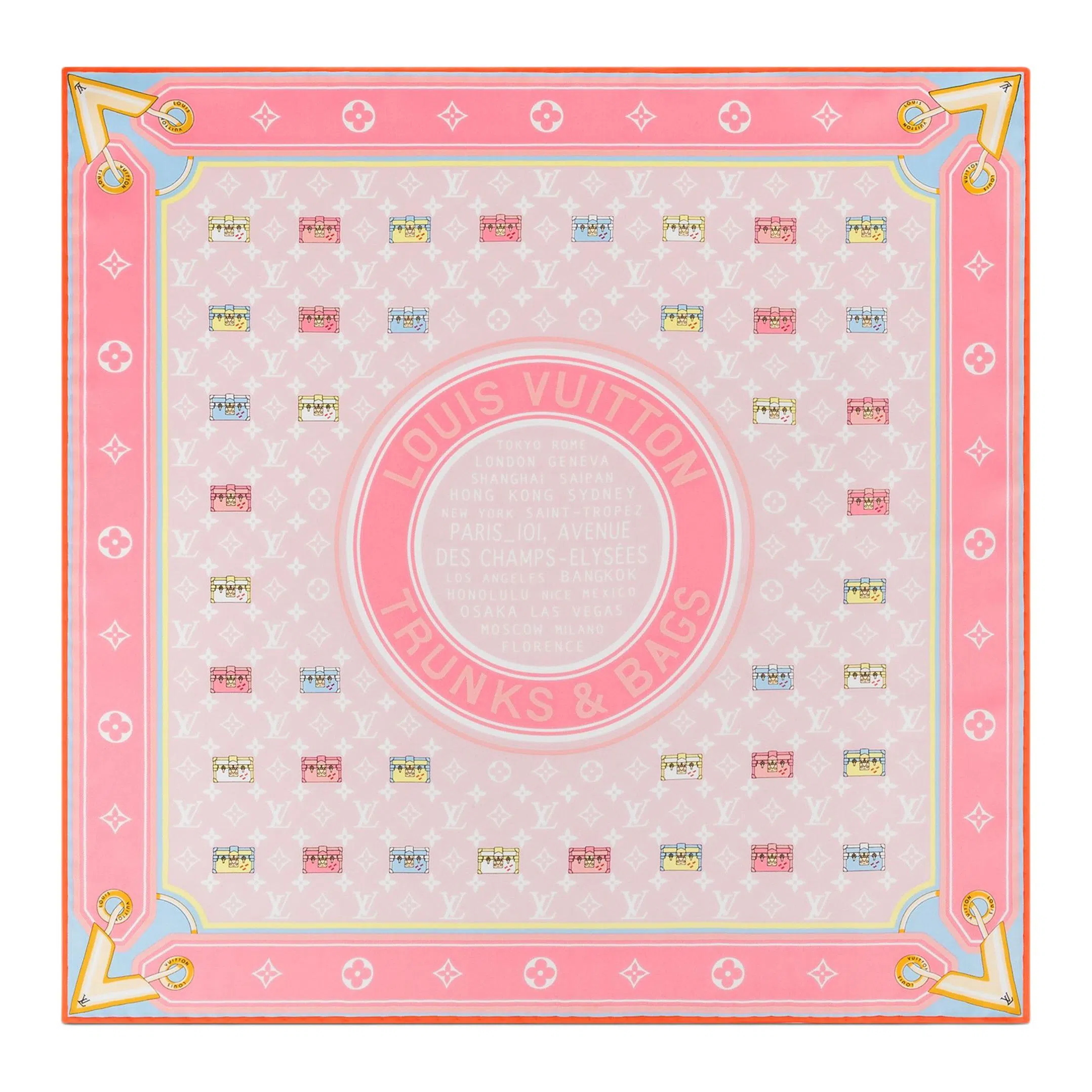 Louis Vuitton Silk Scarf Pink