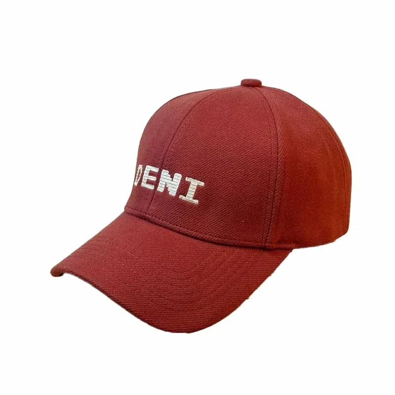 浪莎 仿羊绒硬顶字母刺绣 毛呢 鸭舌帽 男女同款情侣款