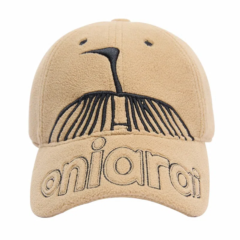 鬼洗 石器时代古鸟刺绣 聚酯纤维 鸭舌帽 男女同款情侣款