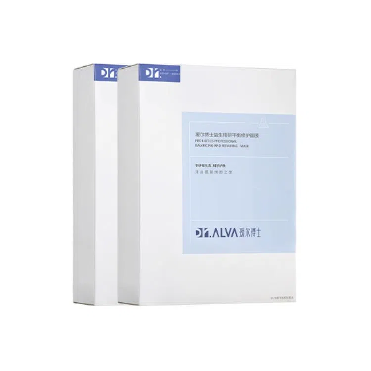 瑷尔博士 益生菌面膜补水保湿积雪草熬夜修复舒缓去黄气暗沉