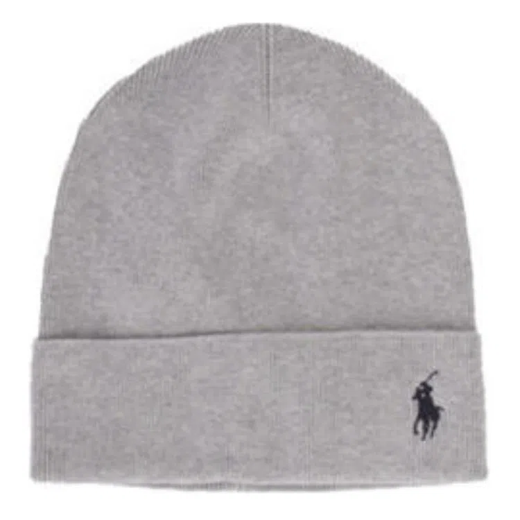 Ralph Lauren Original Cotton Beanie Gray