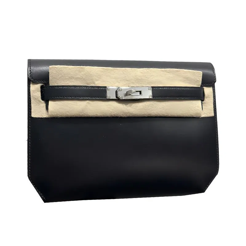 HERMES Kelly Depeches 25 Box 89 Noir