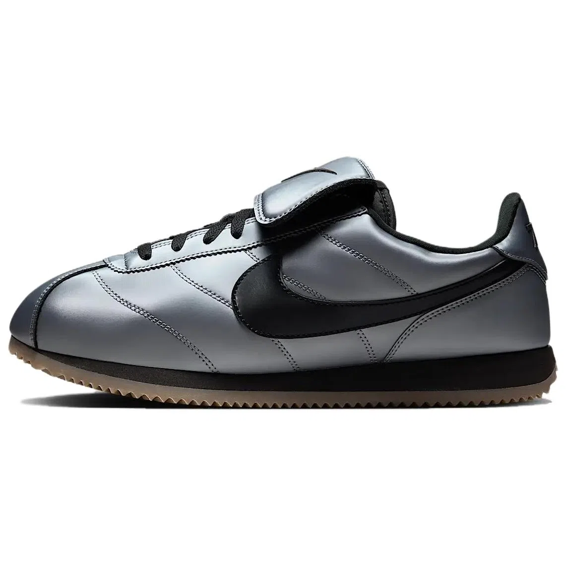 Nike Cortez LEATHER SE "Metallic Cool Grey Black"