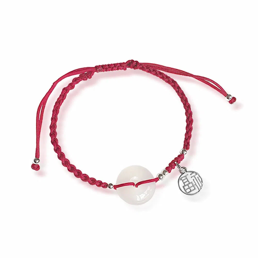 希遇 鸿运福扣 新品精致国潮风 学业事业考研上岸转运风 琉璃 手链 男女同款情侣款