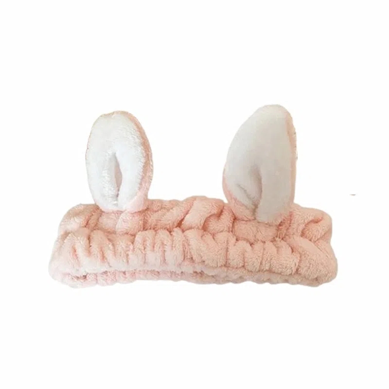 简应舒 洁面工具毛绒可爱发箍洗脸专用敷面膜用秋冬洗漱头套 法兰绒 发带 女款