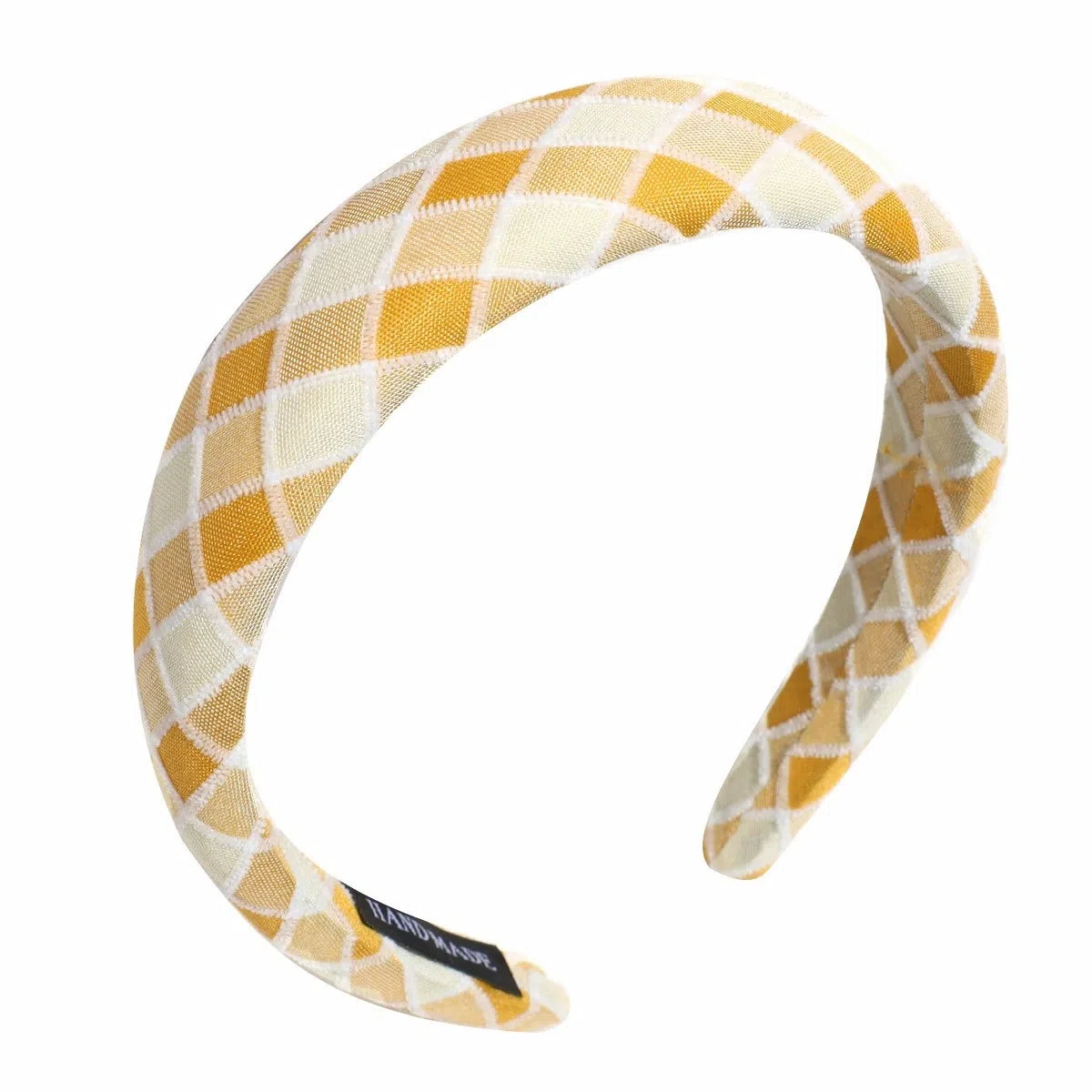 彤彤兔 格子复古海绵高颅顶显脸小时尚头箍外出百搭发饰 涤纶 发箍 女款