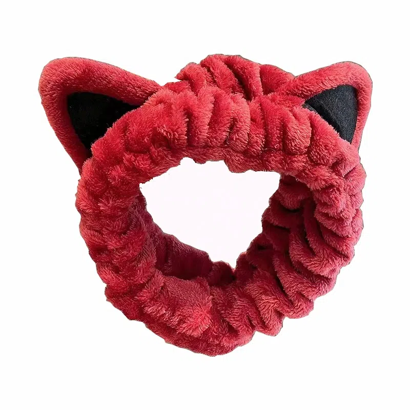 简应舒 敷面膜专用束洗脸可爱卡通 毛绒 发带 女款