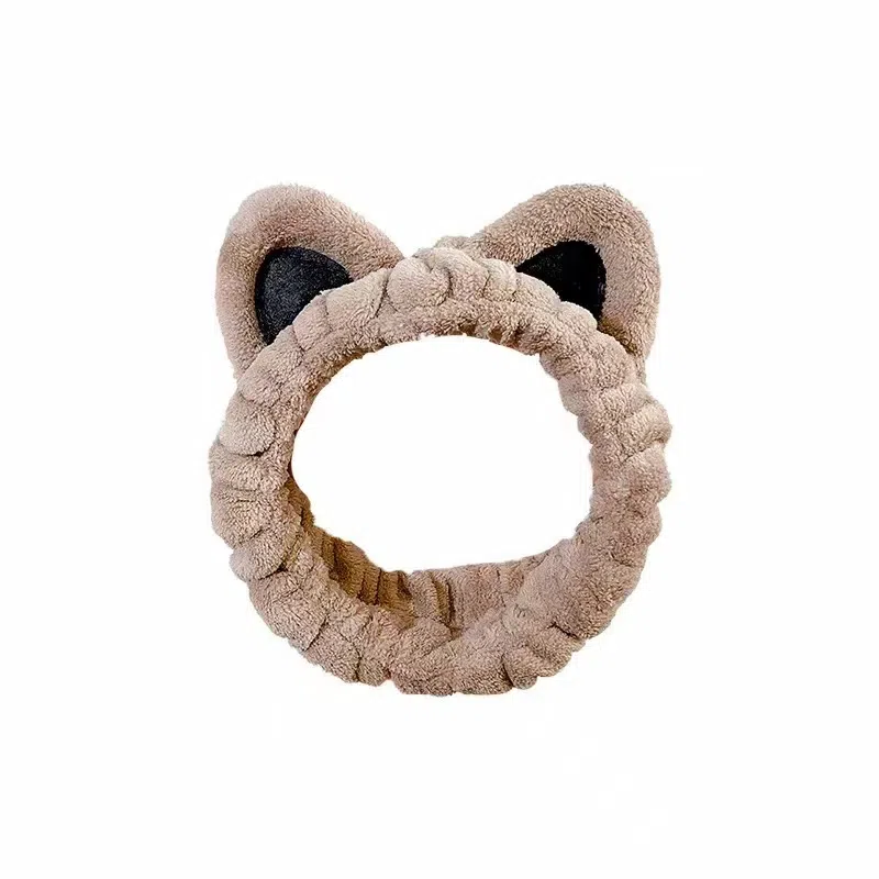 简应舒 敷面膜专用束洗脸可爱卡通 毛绒 发带 女款