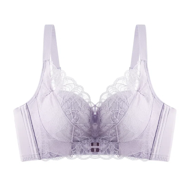 欧迪芬 舒适聚拢上托纯欲蕾丝全包软支撑侧收防外扩无钢圈文胸 女款