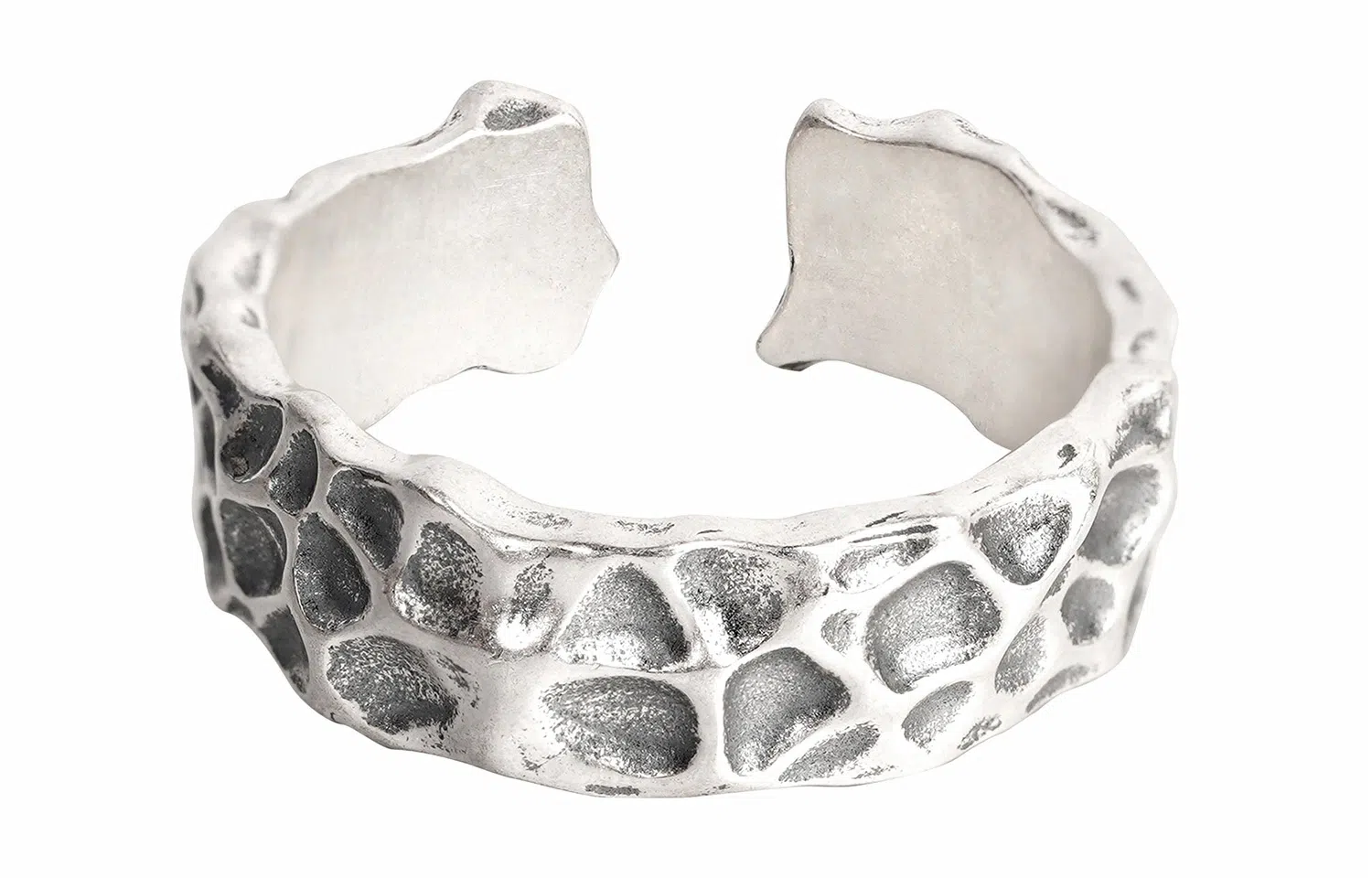 OWNREWARDS Adjustable Vintage Ring Silver