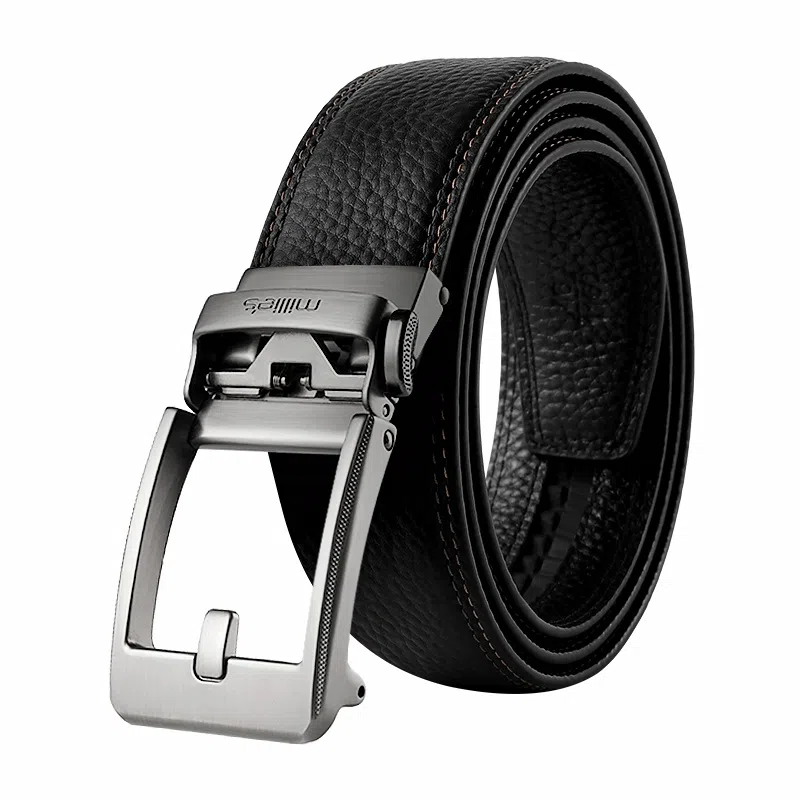 MILLIE'S Classic Automatic Buckle Leather Belt 3.5cm