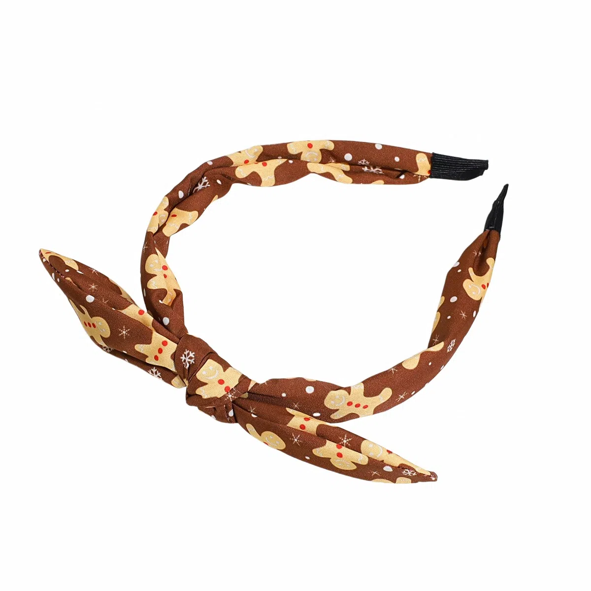 彤彤兔 蝴蝶结雪花印花布艺 布料 发箍 女款