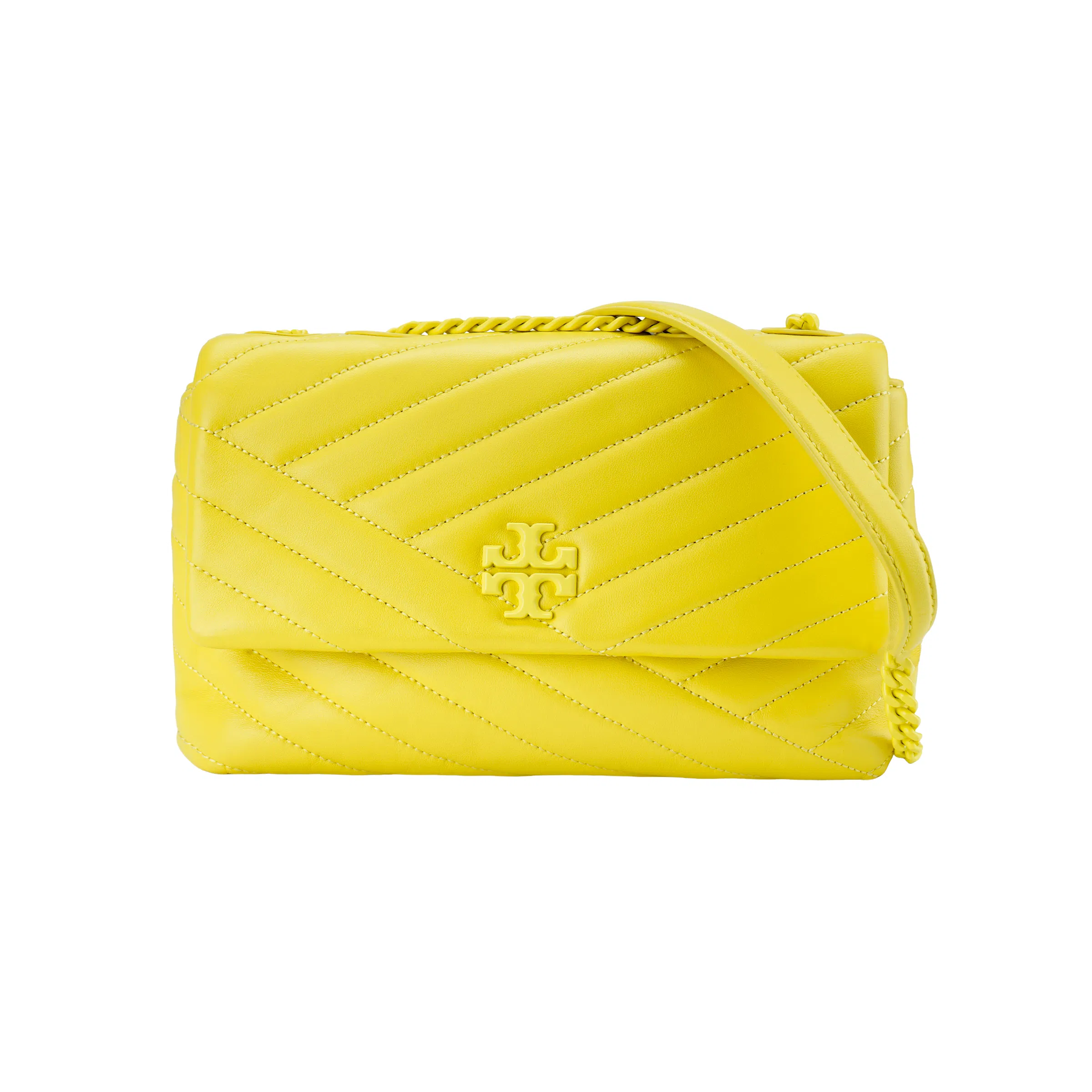 Tory Burch Kira Chevron Crossbody Yellow