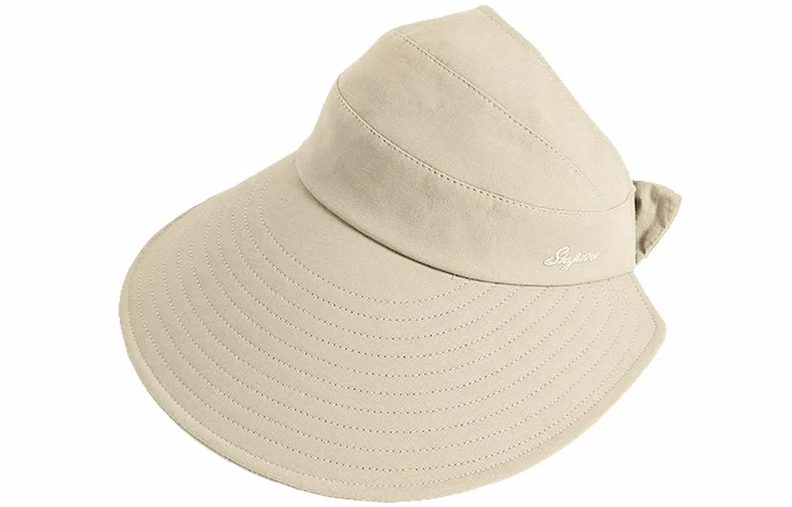 优幽兰 时尚 优雅气质大脸显小户外旅行撞色潮流休闲简约夏季防紫外线韩版穿搭 棉 防晒帽 女款