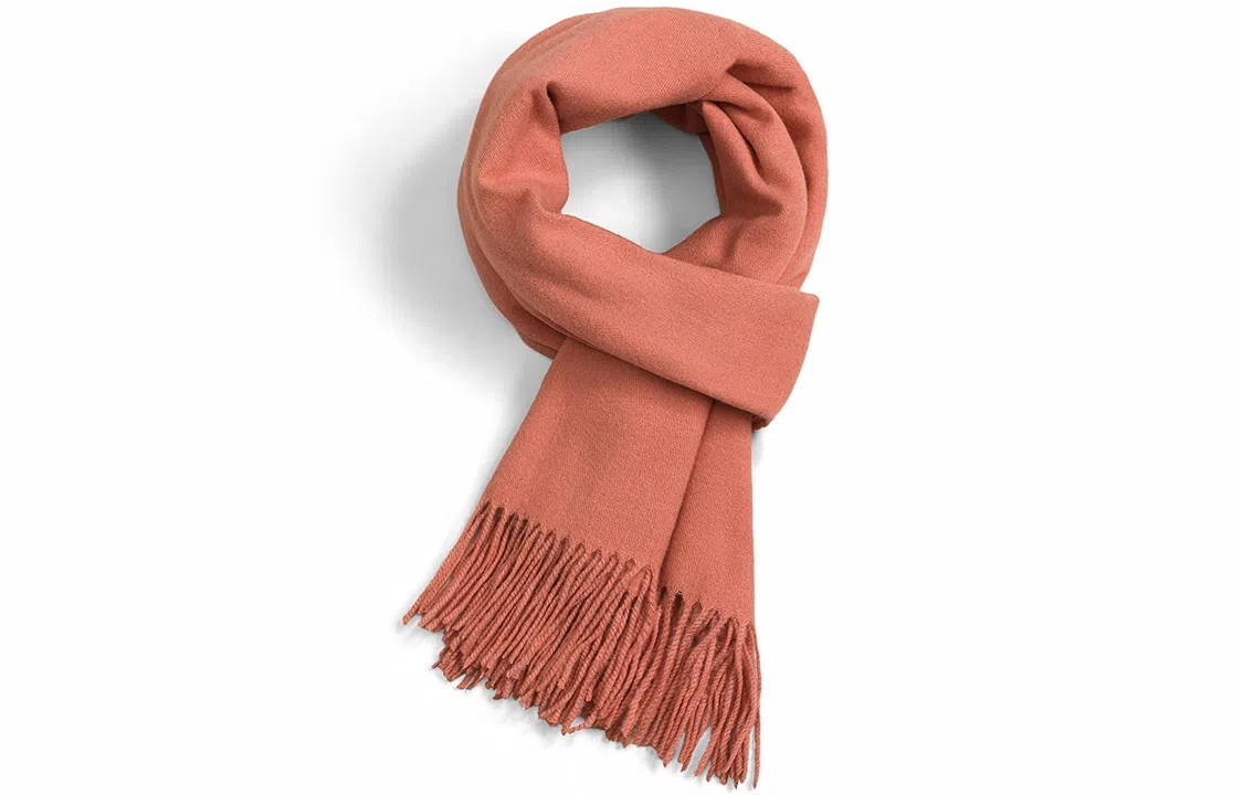 优幽兰 针织加厚护脖子 防风防寒 保暖简约高级感学生 仿羊绒 绒线围巾 女款