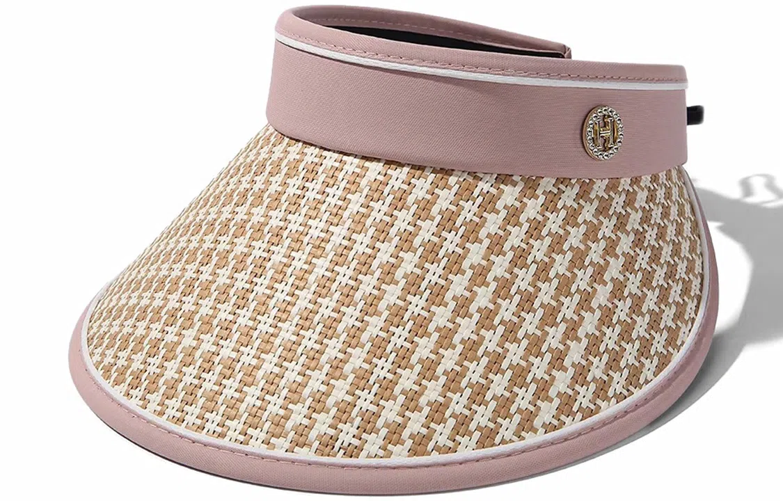 优幽兰 出行旅游大帽檐韩版编织遮脸时尚开车骑行透气防紫外线大脸显小 聚酯纤维 防晒帽 女款